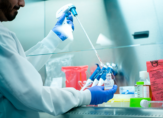 Sample preparation in cell and gene therapy lab Sample preparation in cell and gene therapy lab